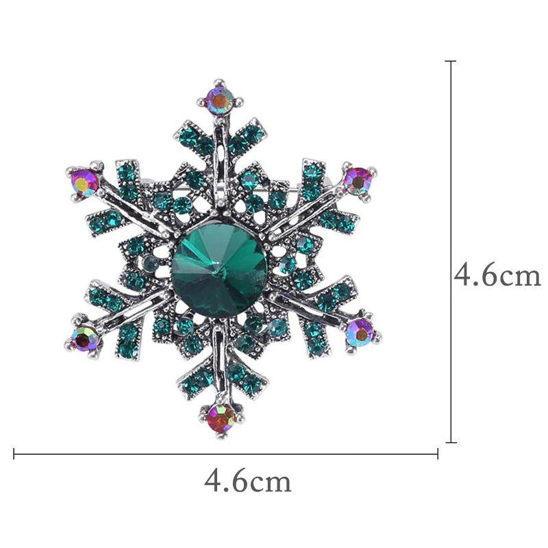 ブローチ ストールピン/雪の結晶モチーフのブローチ スノーフレーク