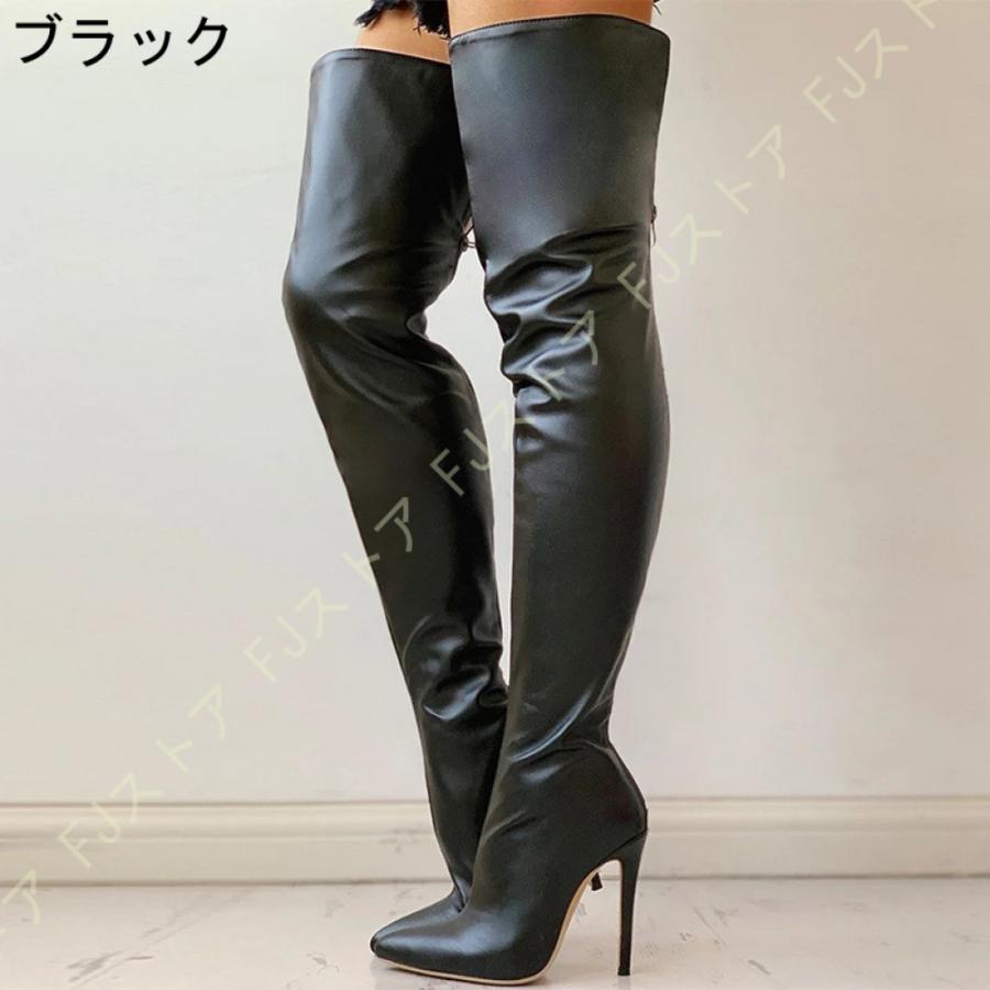 ブーツ レディース セクシー ニーハイ ピンヒール 防風 サイ ブーツ レディース セクシー ニーハイ ピンヒール 防風 サイ