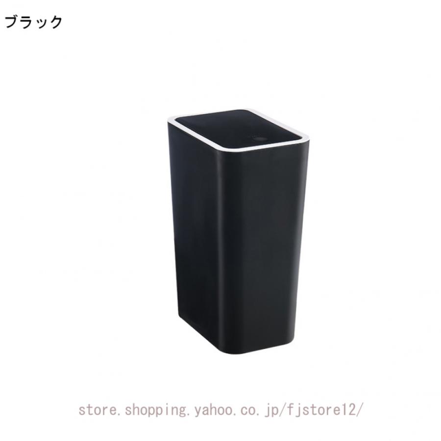 ゴミ箱 8L 無地 ふた付き （ ごみ箱 12リットル スリム 蓋 キッチン 分別 ダストボックス 縦型 蓋つき袋止め付き シンプル おしゃれ ）ゴミ箱一人暮らし｜fjstore12｜09