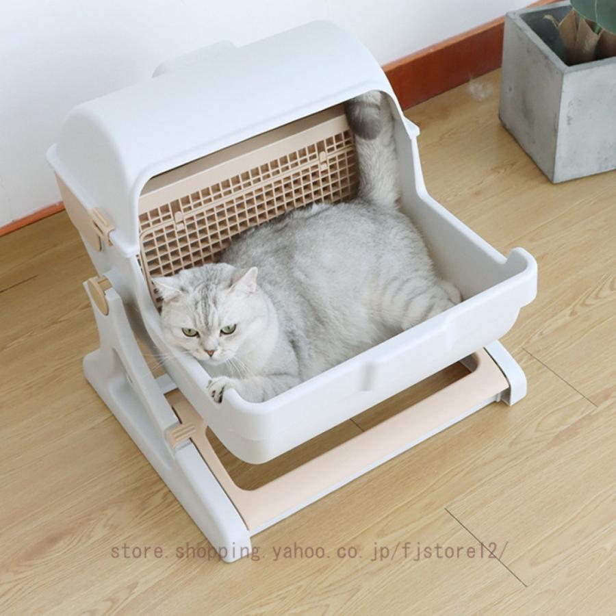 猫 トイレ 半自動 猫トイレ 回転して処理が出来る 固まる猫砂用 猫 トイレ 半自動 猫トイレ 回転して処理が出来る 固まる猫砂用