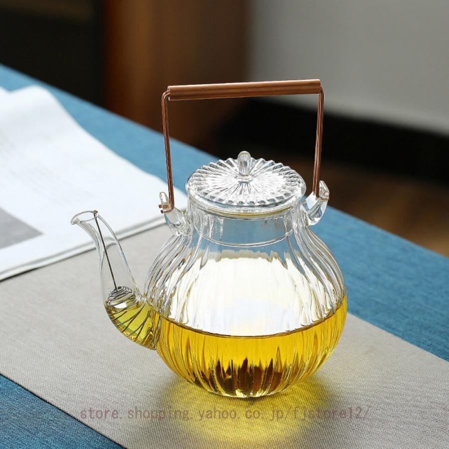 茶こし付き ポット 蓋付き 急須 耐熱ガラス ガラス製急須 カラー 茶こし付き ポット 蓋付き 急須 耐熱ガラス ガラス製急須 カラー