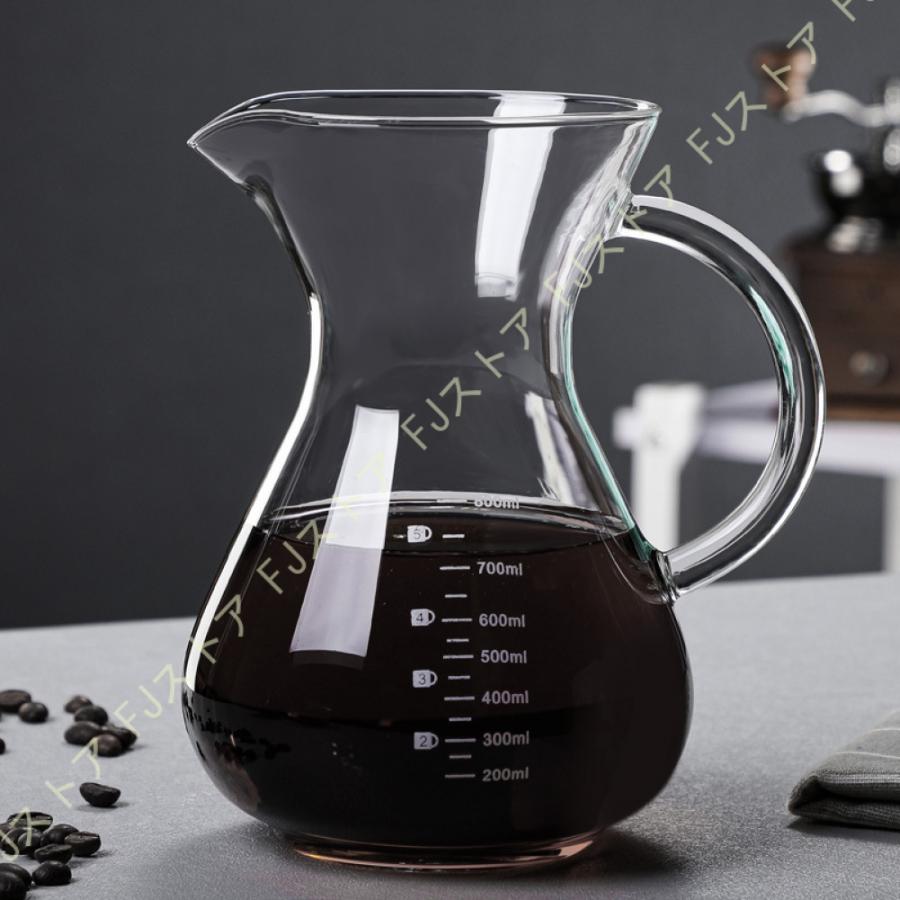 ティーポット 耐熱ガラス 目盛付き コーヒーポット コーヒー ティーポット 耐熱ガラス 目盛付き コーヒーポット コーヒー