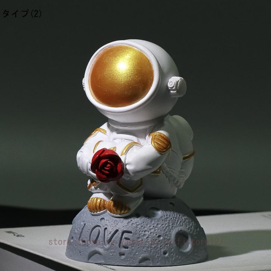 宇宙飛行士の置物 創造性 置物 宇宙人 星 オブジェ 宇宙飛行士の装飾 宇宙飛行士の装飾 宇宙飛行士像 彫刻 パーティー 誕生日 寝室に｜fjstore12｜07