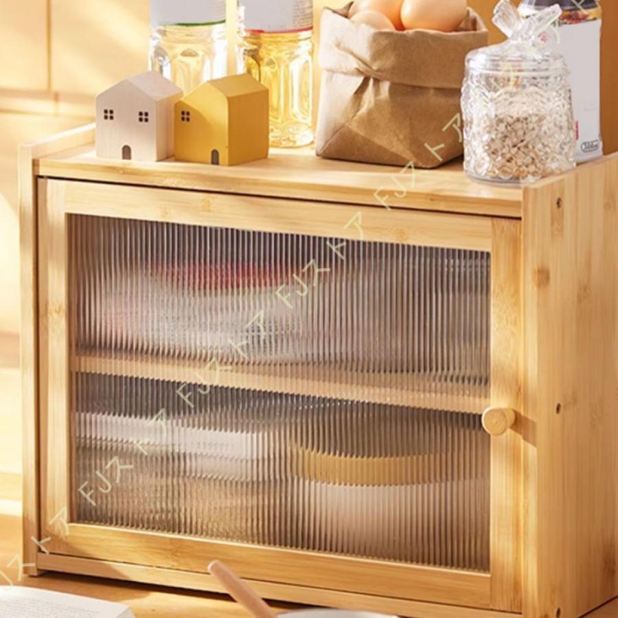 ミニ食器棚 卓上食器棚 木製 透明ガラス扉 キッチン収納棚 食器 ミニ食器棚 卓上食器棚 木製 透明ガラス扉 キッチン収納棚 食器