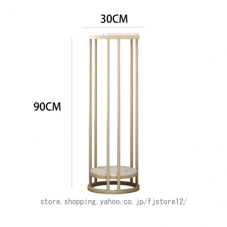 フラワースタンド プランタースタンド スタンド アイアン 室内 おしゃれ 木製 玄関 花台 90cm 観葉植物 台 消毒液 置く スリム ラック 白 ホワイト 黒｜fjstore12｜29