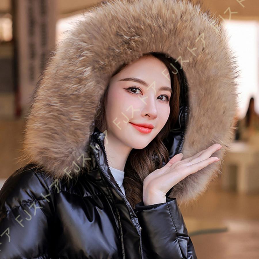 大人 シンプル ファー 付き ロング ダウン ジャケット コート 大人 シンプル ファー 付き ロング ダウン ジャケット コート