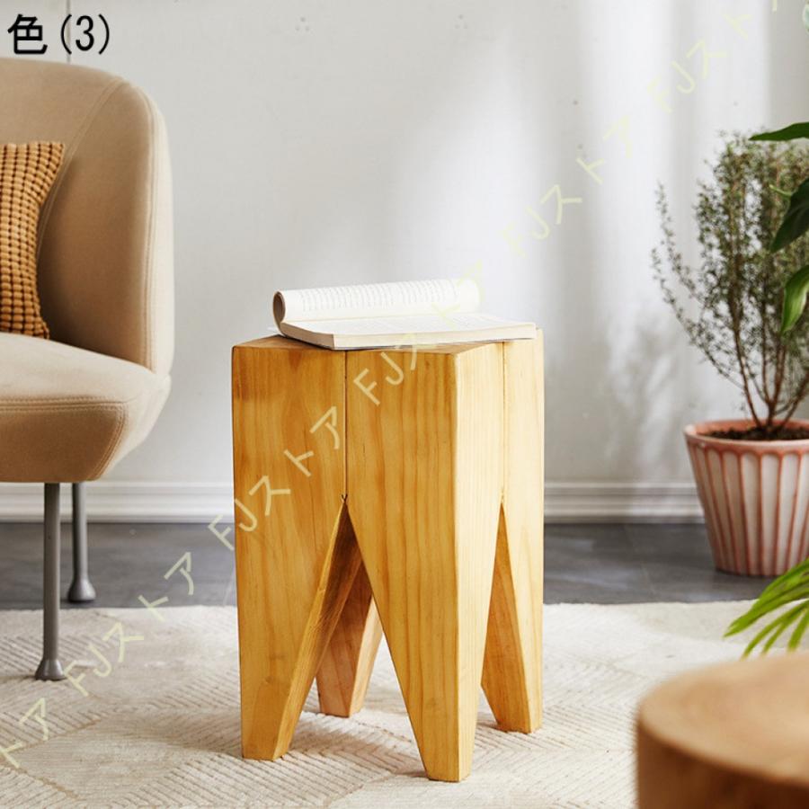 6 ミニテーブル花台木製インテリアハンドメイド置き台カイズカ北欧