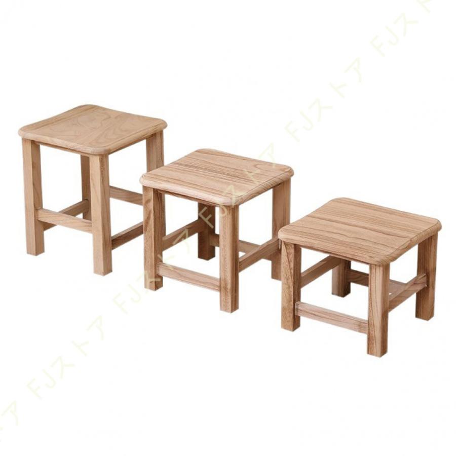 ウッドスツール 無垢 木製スツール 木製椅子 玄関椅子 いす 天然木スツール デザインチェアー シンプル モダン コンパクト おしゃれ 木のスツール 北欧｜fjstore12｜18