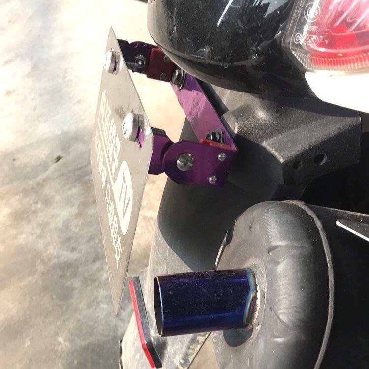 バイク用 角度調整可能 ナンバーステー 汎用 ナンバープレート Numstay B0910 1a Fj商会 通販 Yahoo ショッピング