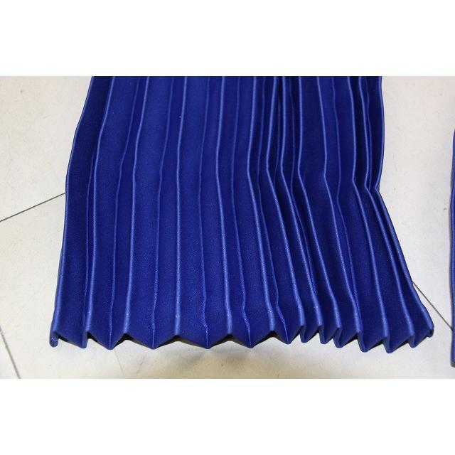 トラックカーテン 仮眠カーテン 大型中型兼用 プリーツ ブルー 1級遮光