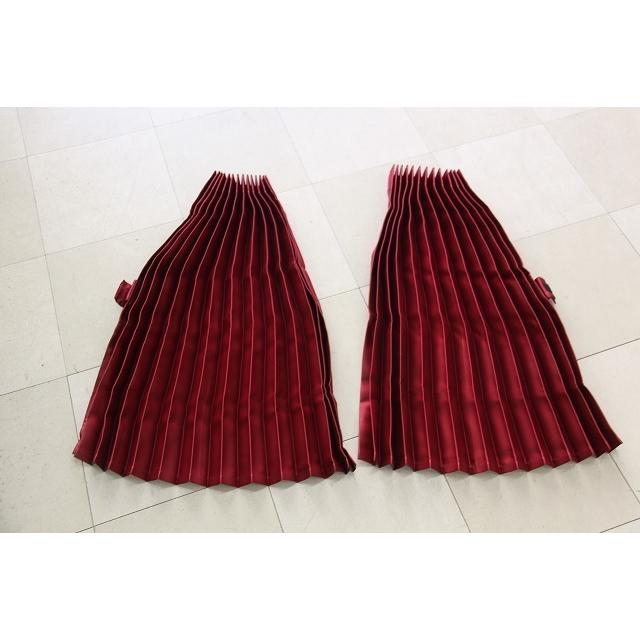 トラックカーテン センターカーテン ワイン 巾120cm×丈140cm 2枚入り