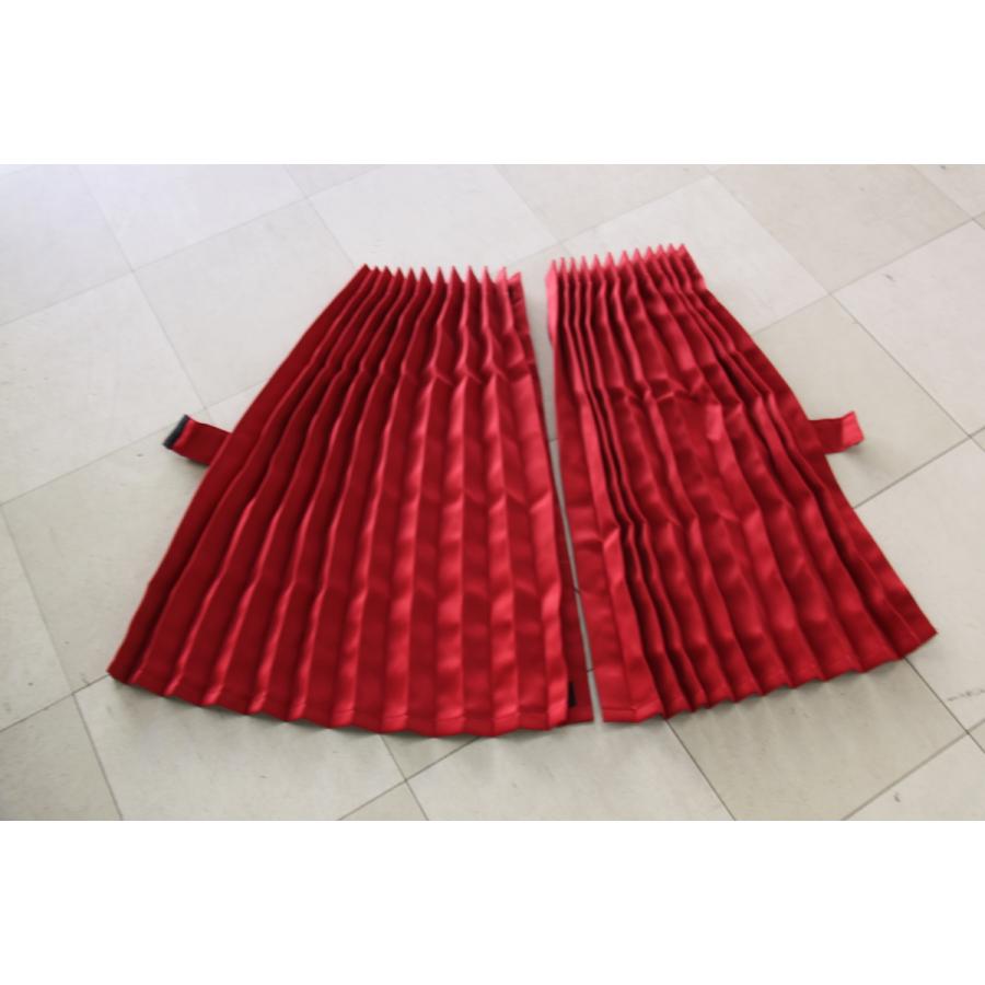SALE／37%OFF】 トラックカーテン センターカーテン レッド 巾120cm×丈