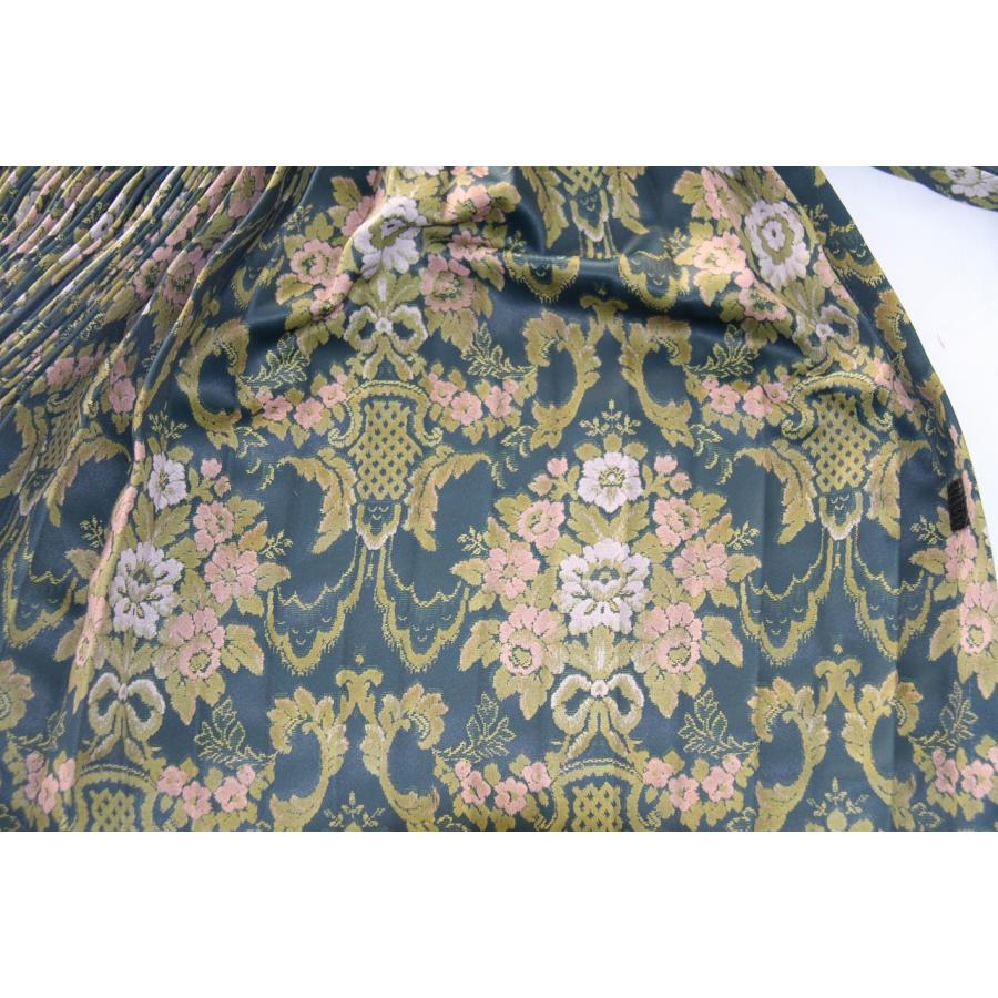 トラック　仮眠カーテン　花かご　グリーン　新品 トラックカーテン 仮眠カーテン プリーツ 花かごグリーン サイズ巾