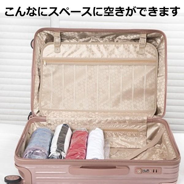 ✨人気✨ 圧縮袋 衣類 大容量 省スペース 衣替え 旅行 出張 ６個パック 圧縮袋 手巻き式 衣類 旅行 掃除機不要 ポンプ不要 圧縮パック 旅行用