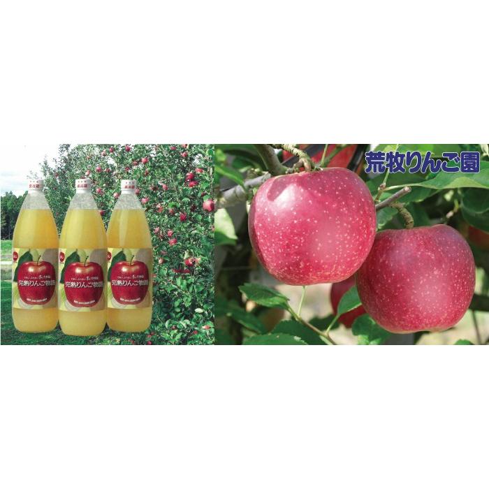 荒牧りんご園 りんごジュース 3本入り りんご農家の完熟100％純粋りんごジュース FN0BY｜fkd-netplaza｜02