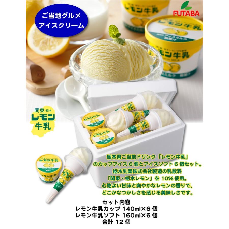 レモン牛乳アイス カップ ソフト各6個セット 栃木県産品宇都宮市 Fn021 Futaba Lemoncup Soft12p 0329 Z 福田屋百貨店 通販 Yahoo ショッピング