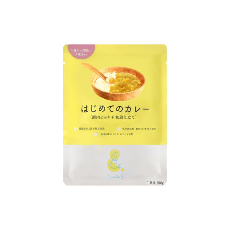 Smile& はじめてのカレー （豚肉と白ネギ 和風仕立て） １歳4ヶ月頃から２歳頃まで お試し 3袋 sooooos |  | 01