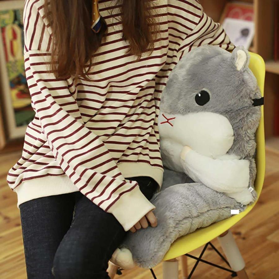クッション 椅子 ハムスター 抱き枕 ぬいぐるみ 動物 アニマル ネズミ かわいい チャーミング おもちゃ クリスマス ギフト サプライズ｜fkd-shop｜11