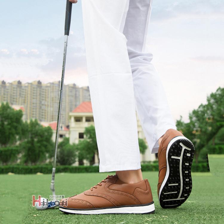 カジュアルシューズ メンズ おしゃれ ゴルフシューズ スニーカー 軽量 紐タイプ ゴルフ用 メンズシューズ 歩きやすい Pe8c Fkd Shop 通販 Yahoo ショッピング