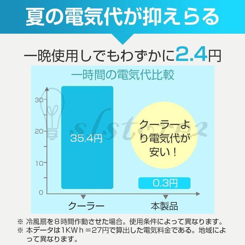 2020年最新版 冷風扇 扇風機 風量3段階 小型 500ML大容量 USB給電式 空気清浄機 7色LEDライト 熱中症と暑さ対策 ポータブルクーラー 非日本製 卓上クーラー｜fkd-shop｜10