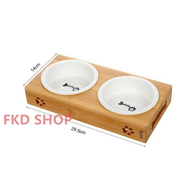 猫 フードボウル 食器 スタンド 陶器 ステンレス 犬猫用フード 水 ボウル｜fkd-shop｜02