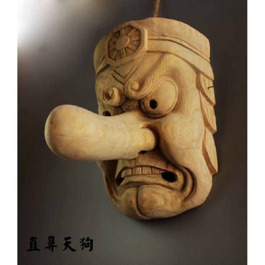 鬼退治 ハロウィン 般若 木彫 お面 骨董 古美術 木製 能面 彫刻・オブジェ
