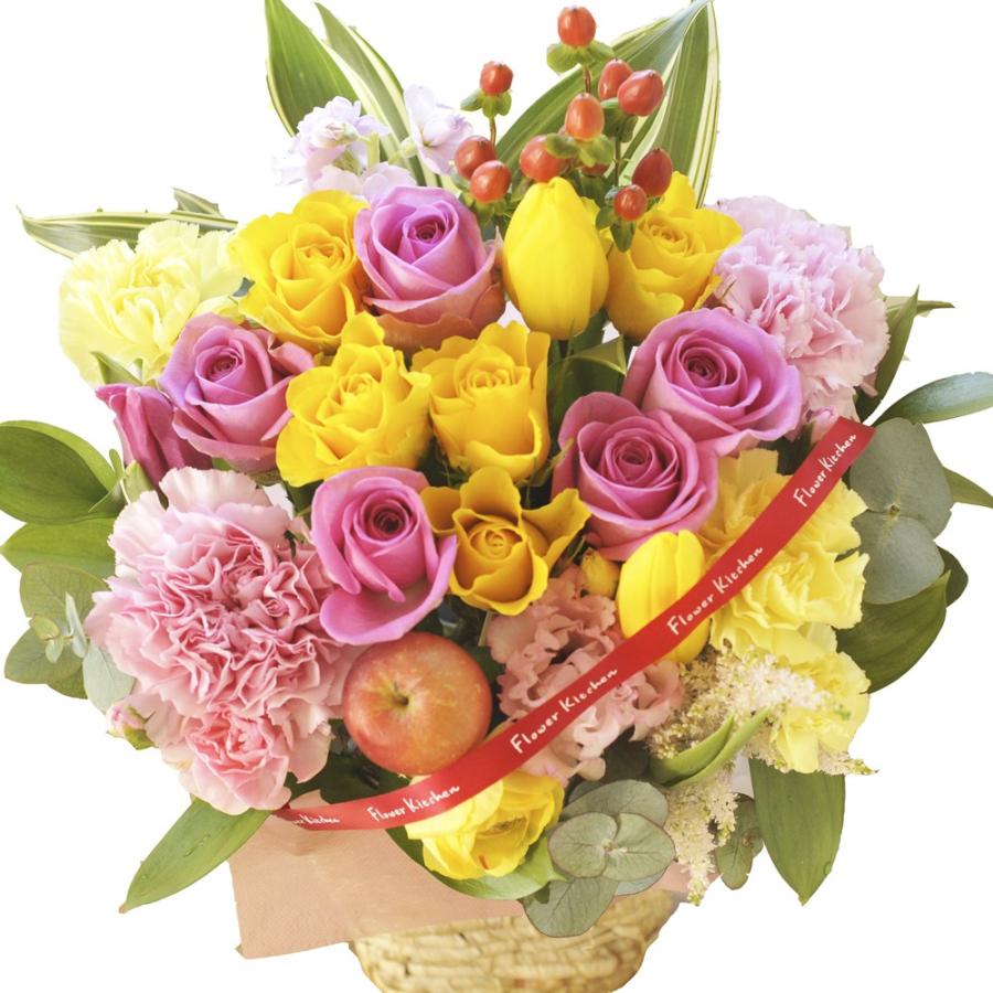 ギフト お祝い 花 春の装い 10本バラのチューリップアレンジメント 生花 フラワーギフト 10baraspring Flowerkitchen Jiyugaoka 通販 Yahoo ショッピング