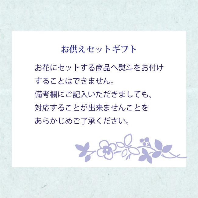 お供え花とコーヒー 洋花を使った旬のおまかせ お供え花「風月アレンジ」スターバックスコーヒー ギフトセット FKAASWの画像