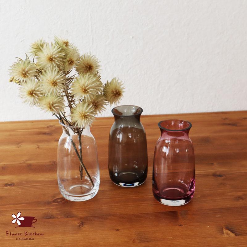FlowerKitchen フラワーベース1個 硝子ベース 花瓶 ボブクラフト