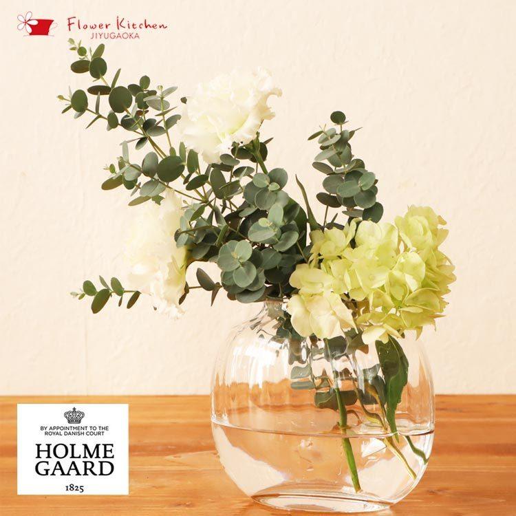 FlowerKitchen ホルムガード プリムラオーバルベース 12.5cm クリア