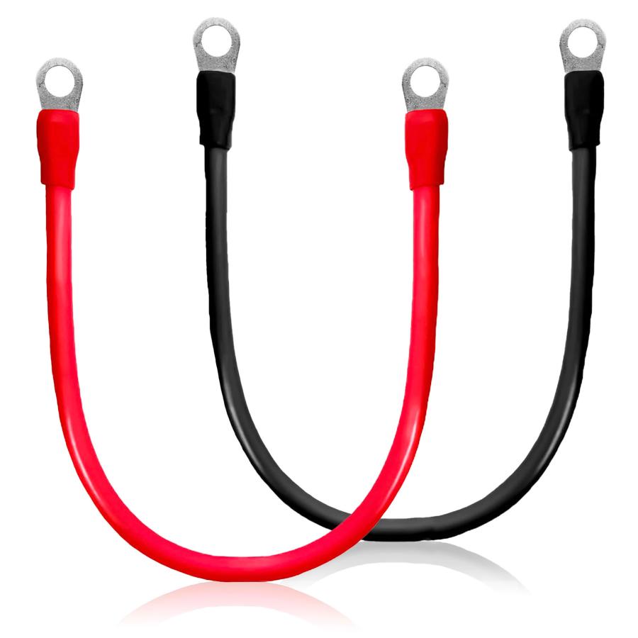 バッテリー増設用並列ケーブル Kiv線 38sq 赤黒セット各0 5ｍ 両端丸形圧着端子 5mm 6mm 8mm 10mm R38 8 年末のプロモーション