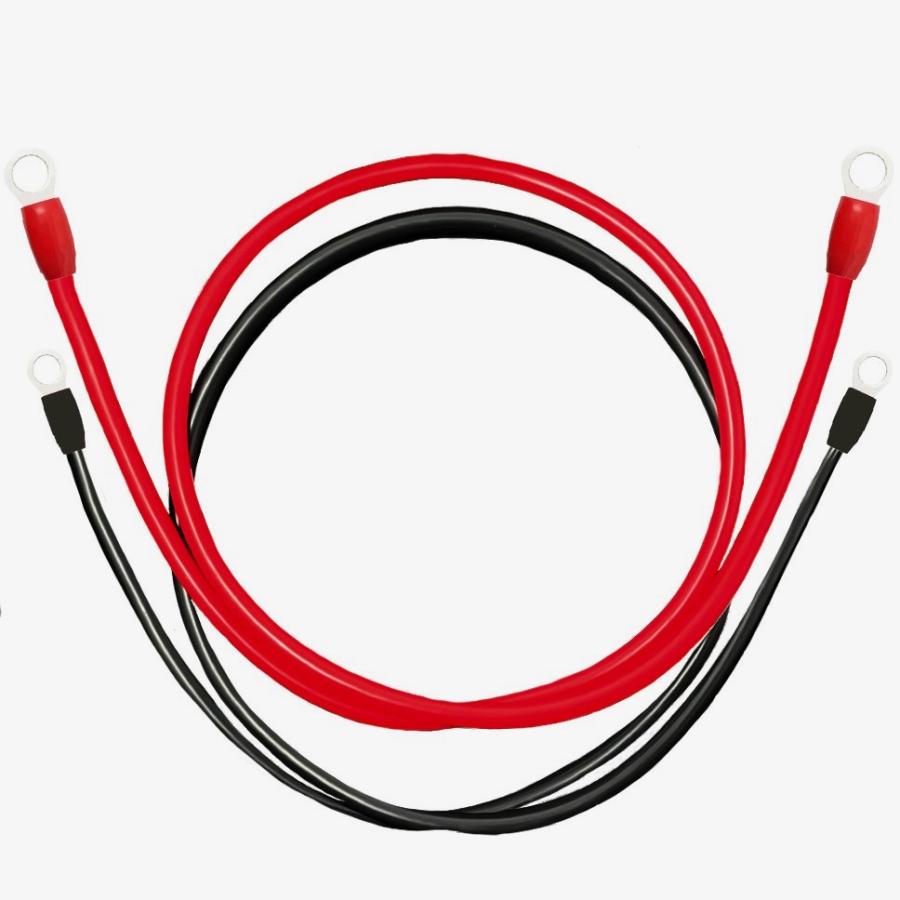 バッテリーケーブル KIV 38sq 赤・黒セット 0.3m〜5m 600V 両端に丸形