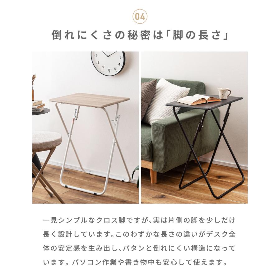 東谷 デスク 折りたたみ コンパクト 作業机 コンソール 玄関 ミニ 電話