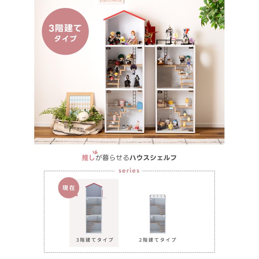 東谷 コレクションボックス ハウスシェルフ お家 屋根 アクリル