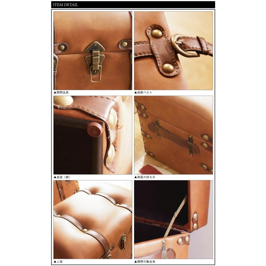 東谷 収納スツール ボックス 2個セット 収納ボックス フタ付き