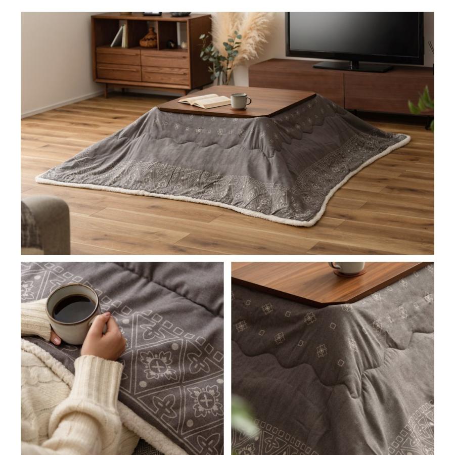 ついに再販開始 こたつ布団 正方形 おしゃれ 185 185cm こたつ掛け布団 薄掛け 薄手 グレー かわいい 安い Babylonrooftop Com Au