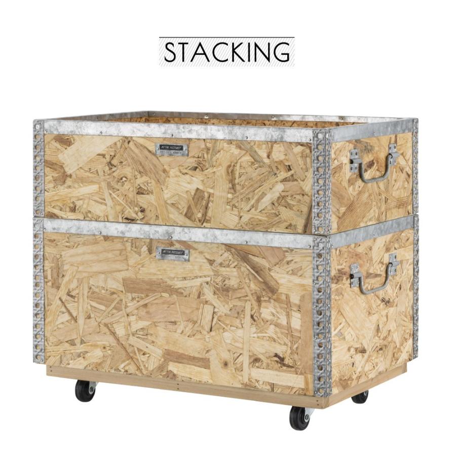 THISISME コレクションボックス　キャスター付き　木製　重厚感 THISISME コレクションボックスキャスター付き木製重厚感