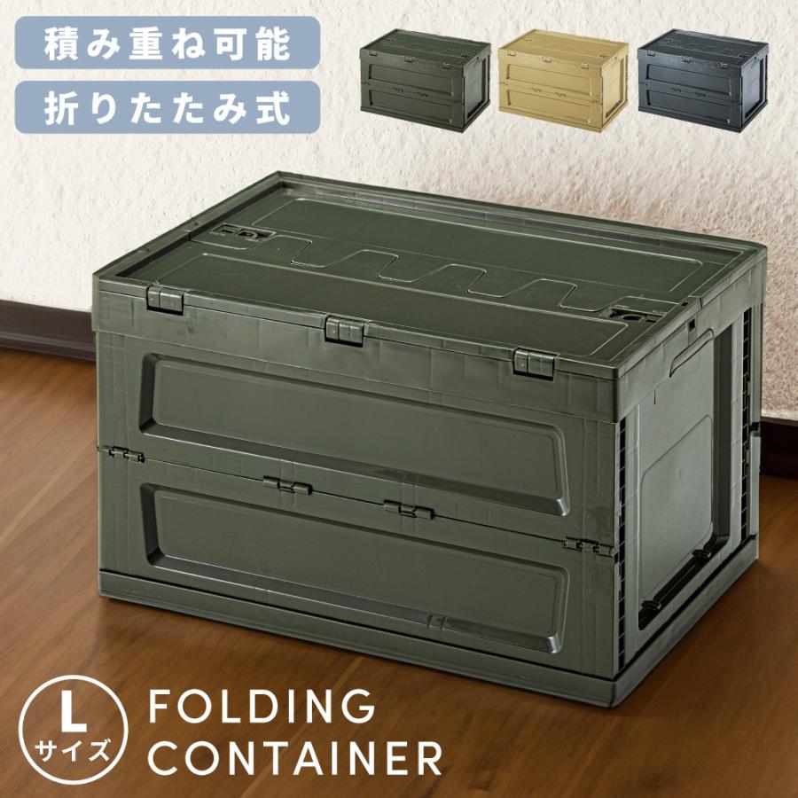 東谷 収納ボックス 折りたたみ Lサイズ コンパクト 収納ケース 衣類