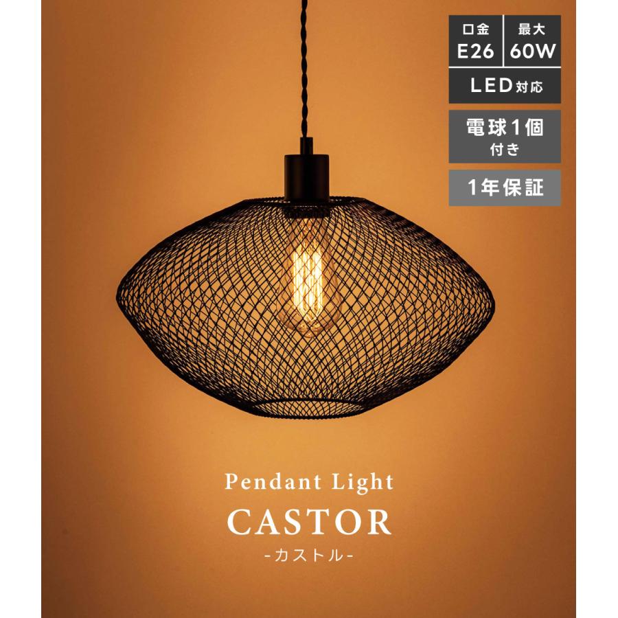 ペンダントライト LED E26 電球付き インダストリアル エジソン電球 北欧 スタイリッシュ 吊り下げ おしゃれ レトロ ヴィンテージ 寝室 ベッド 照明 父の日の画像