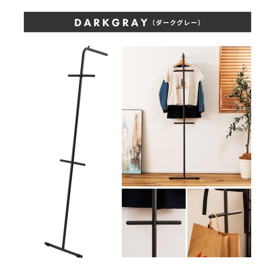 ☆コンパクトパイプハンガーラックシンプルデザイン, 室内用, 軽量 東谷 ハンガーラック スリム コンパクト シンプル 壁 一人暮らし