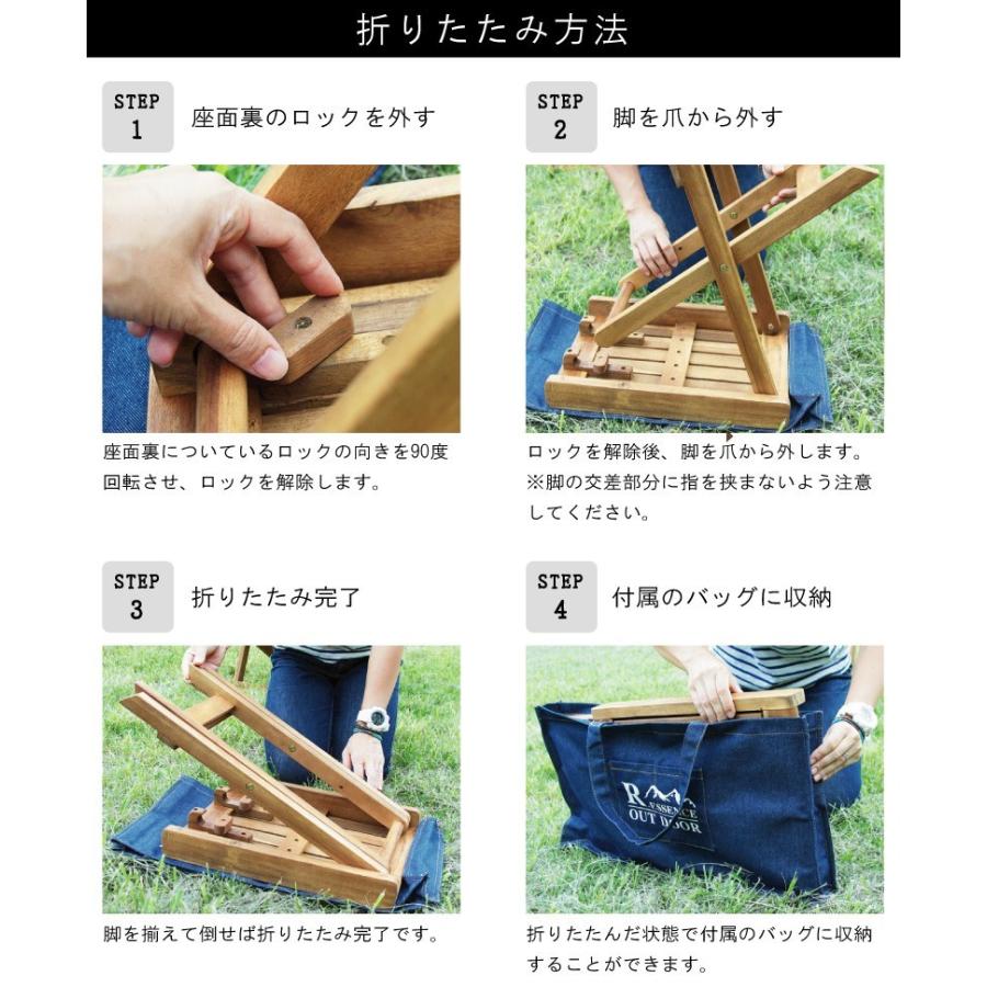 東谷 アウトドアテーブル 折りたたみ 木製 サイドテーブル