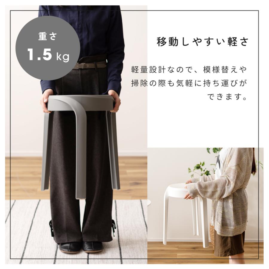 東谷 スツール 丸椅子 おしゃれ 椅子 円形 丸型 イス 背もたれなし