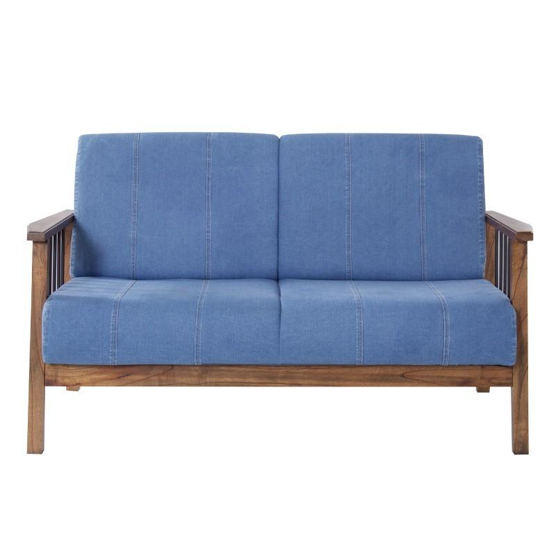 東谷 ソファー 2人掛け 幅138cm デニム おしゃれ ソファ 肘付き