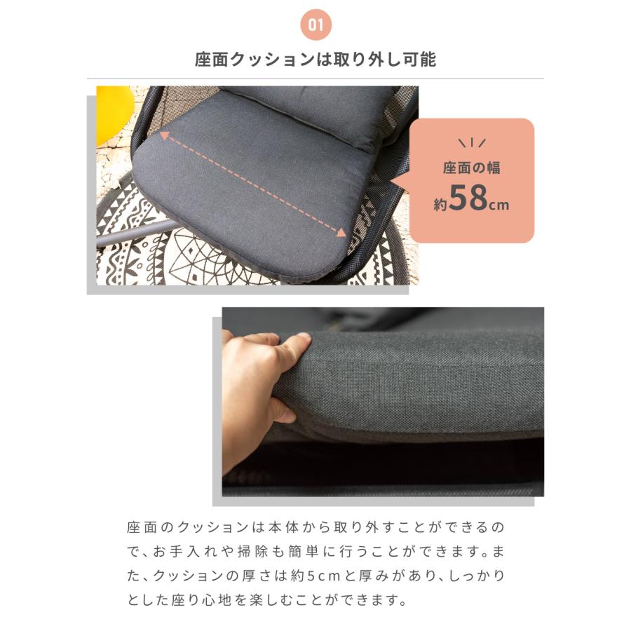 座面折り畳み式ハンギングチェア 自立式 リゾートチェア 椅子（1072） 座面折り畳み式ハンギングチェア 自立式 リゾートチェア 椅子