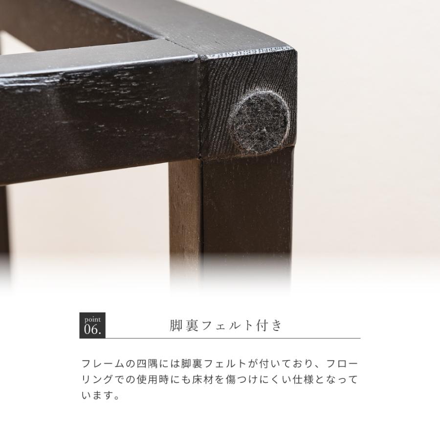 東谷 センターテーブル 幅110cm 木製 ガラステーブル 長方形 シンプル
