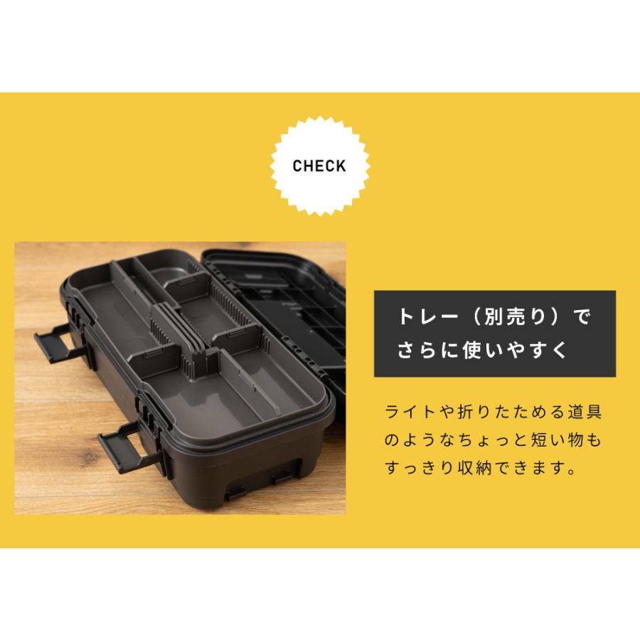東谷 トランクカーゴ 4L 取っ手付き プラスチック 工具入れ コンテナ