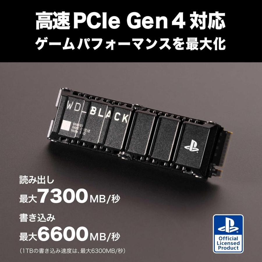 WD Black ウエスタンデジタル Western Digital 内蔵SSD 1TB PS5公式