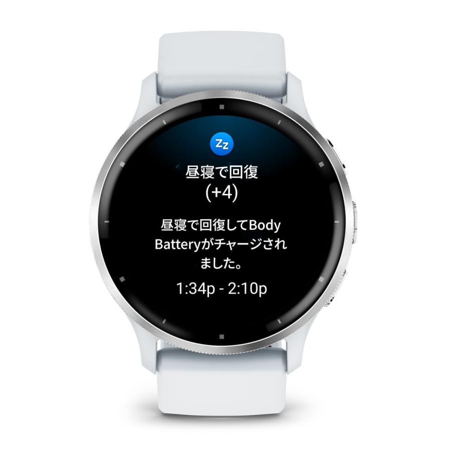 ガーミン(GARMIN) Venu 3 Whitestone/Silver AMOLEDディスプレイ搭載 