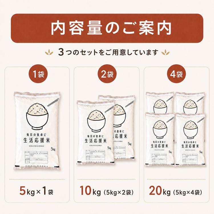 米 5kg 4セット お米 20kg 白米 こめ 精製米 生活応援米 国産米 複数