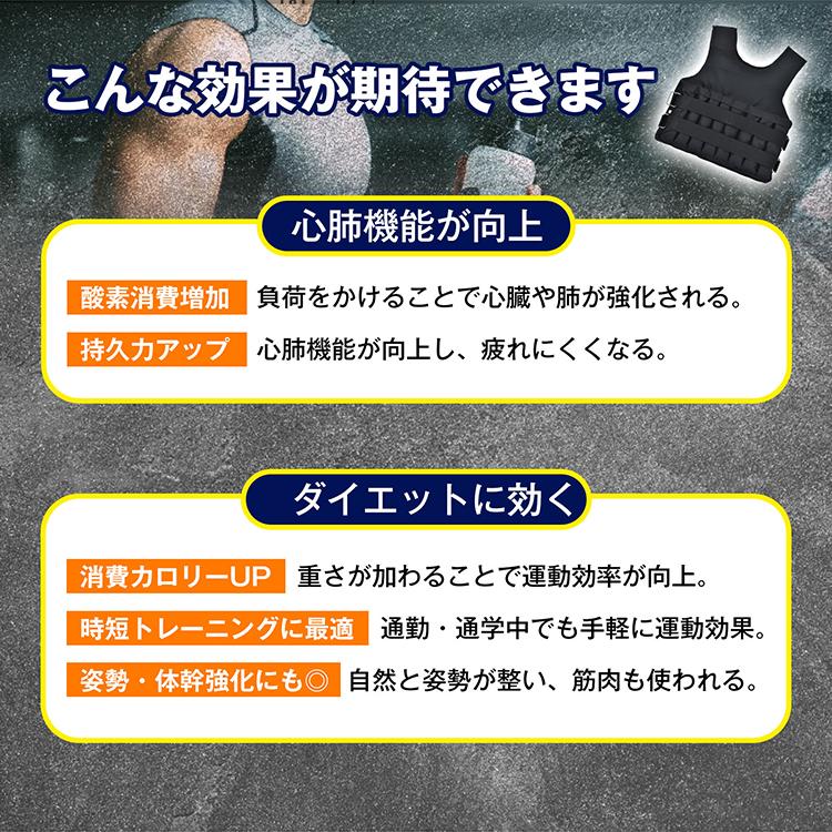 ウエイトベスト 20kg トレーニング 重り 調節可 筋トレ 可変式 筋トレ